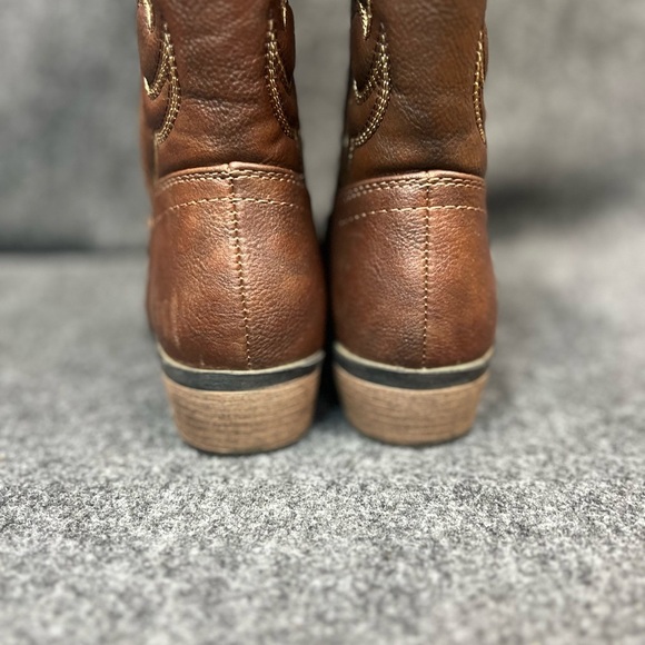 Cat & Jack Kids Montana Zipper Western Boots - Picture 8 of 14